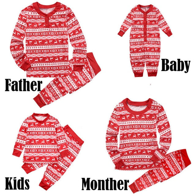 Family Match Christmas Pajamas Set