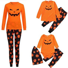 Load image into Gallery viewer, Halloween Pumpkin Clothing Set