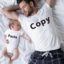 Load image into Gallery viewer, Cotton Funny Family Look Dad and Son