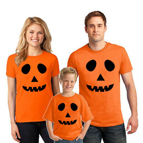 Pumpkin Face Family Matching Clothes